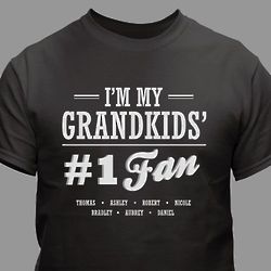 His Personalized #1 Fan T-Shirt