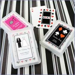 Personalized Playing Cards Wedding Favors