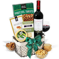 St. Patrick's Day Wine Gift Basket