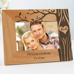 Personalized Carved In Love Romantic Picture Frame