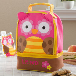 Personalized Owl Lunch Bag