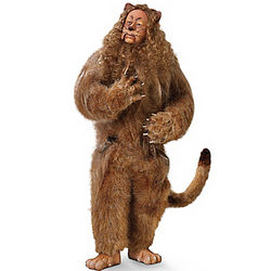 The Wizard Of Oz Cowardly Lion Poseable Singing Doll