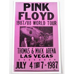 Pink Floyd Vegas Concert Poster