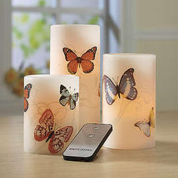 Butterfly LED Candle Set