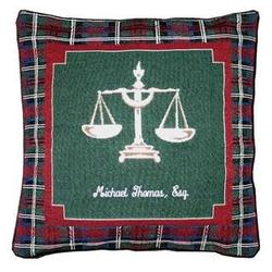 Personalized Lawyer Tapestry Pillow
