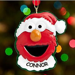 Personalized Holiday Elmo Ornament