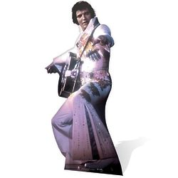 Elvis Presley in White Jumpsuit Standee Cutout