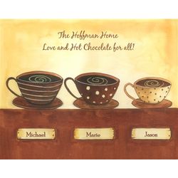 Cocoa Time Personalized Art Print