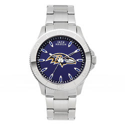 Men's Baltimore Ravens Team Color Dial Bracelet Watch