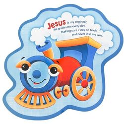 Jesus Is My Engineer Train Plaque
