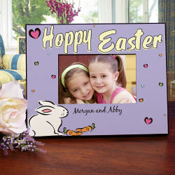Hoppy Easter Personalized Picture Frame