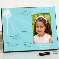 First Communion Personalized Signature Frame