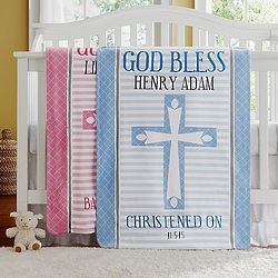 Personalized Baby's Blessing Blanket