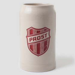 Hand-Painted Stoneware Prost Beer Stein