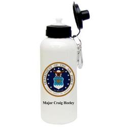 Personalized Air Force Aluminum Water Bottle
