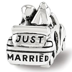 Just Married Car Charm Bead - Pandora Compatible
