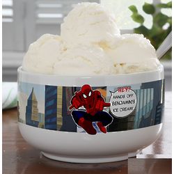 Personalized Spiderman Bowl