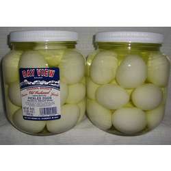 2 Jars of Garlic And Onion Pickled Eggs