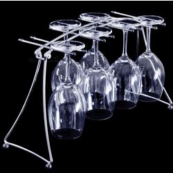 Foldable Wine Glass Drying Rack