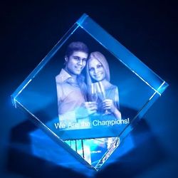 Anniversary Personalized Diamond Shaped Plaque