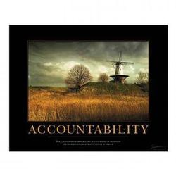 Accountability Windmill Motivational Poster