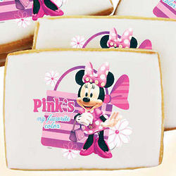 Minnie Mouse Pink Cookies
