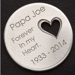 Lost Love Personalized Memorial Pocket Token