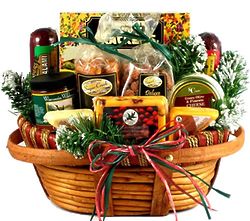 Home for the Holidays Gourmet Christmas Gift Basket