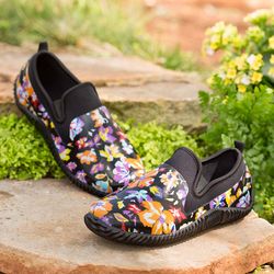 Women's Floral Print Waterproof Garden Shoes