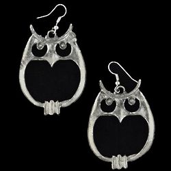 Shadowy Owl Earrings