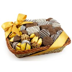 30-Piece Classic Chocolate-Covered Assortment Gift Basket