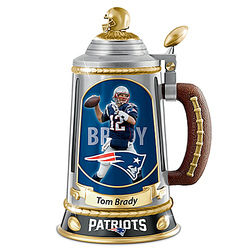 Tom Brady New England Patriots Tribute Stein