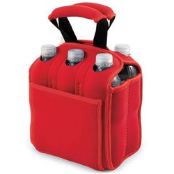 Red Insulated Six Pack Holder