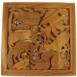 Zoo Animals Wooden Jigsaw Puzzle