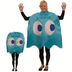 Adult Deluxe Pac Man Inky Costume