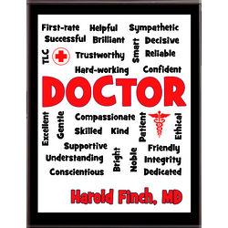 Doctor Expressions Personalized Plaque