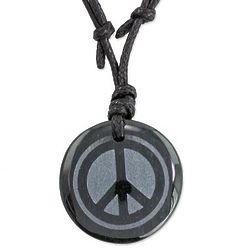 Hope and Peace Jade Pendant Necklace