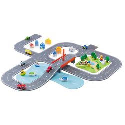 Wheel Town Deluxe Roadway Toy Set