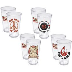Bacon Lover's Pint Glass Set
