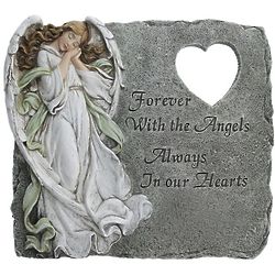 Forever with the Angels Memorial Stepping Stone