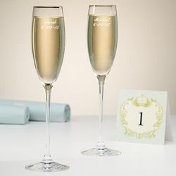 Personalized Timeless Gold Signature Flutes