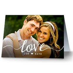 Custom Photo Love Greeting Card