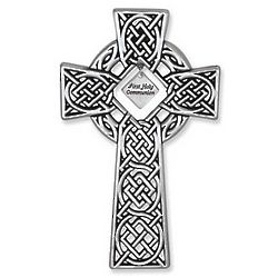 Pewter Celtic Communion Cross