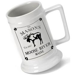 Moose Stein Personalized Ceramic Mug