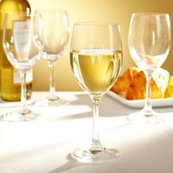 Contempo Personalized White Wine Glasses