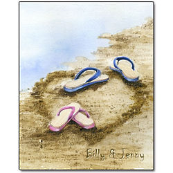 Sand Between Our Toes Personalized Print