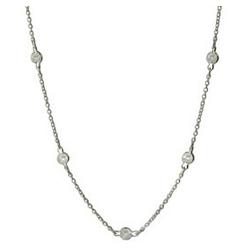 Sparkling CZ by the Yard Necklace