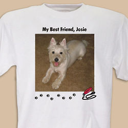 My Best Friend Dog Personalized Photo T-Shirt