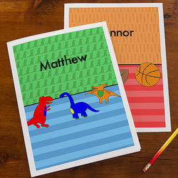 2 Personalized Notebooks Just For Him
