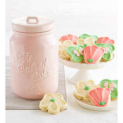 Mother's Day Freshly Baked Cookie Jar with Buttercream Cookies